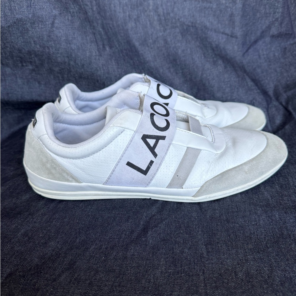 Lacoste Shoes Mens 9,5 White Leather